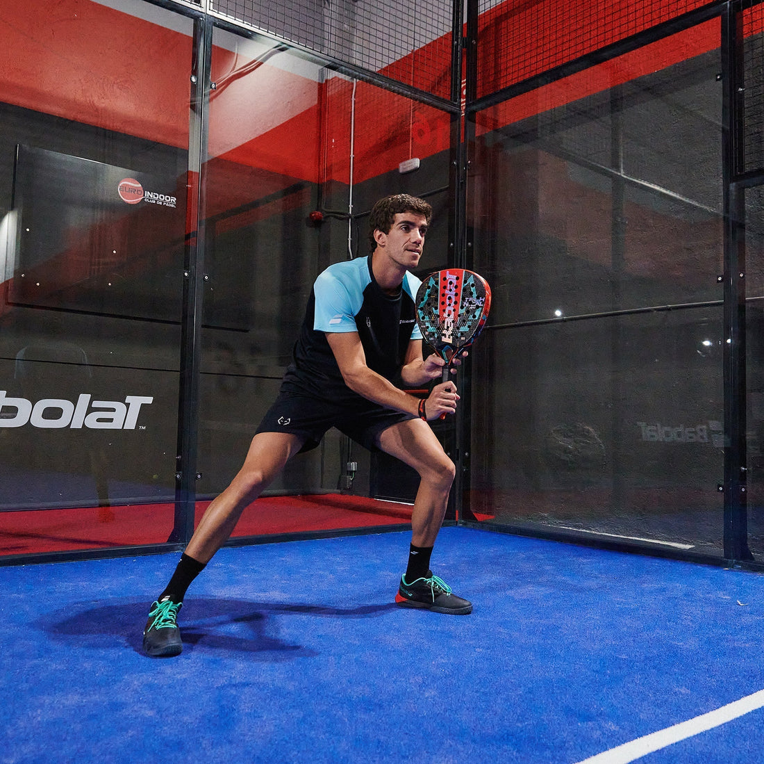 Man playing padel