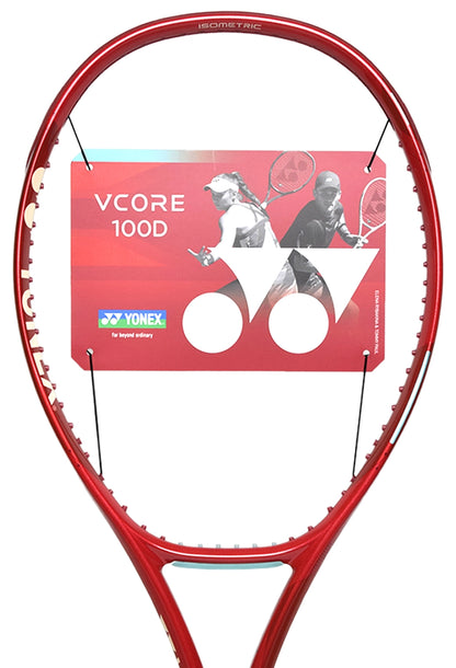 Yonex VCore 100D Unstrung (8th Gen) Ruby Red