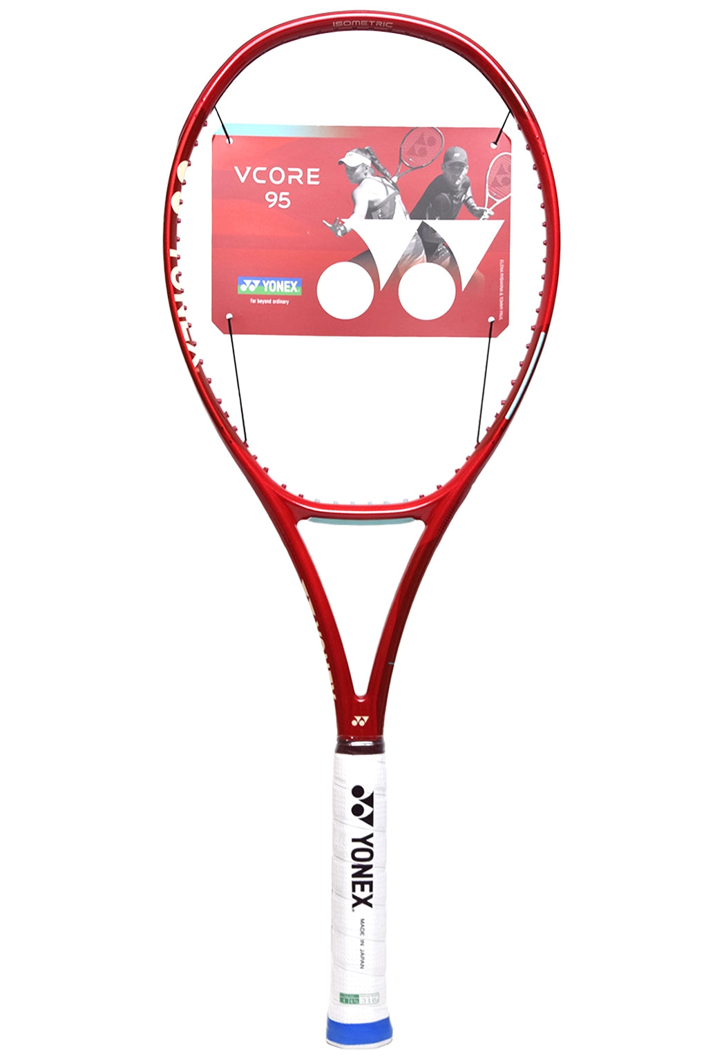 Yonex VCore 95 Unstrung (8th Gen) Ruby Red