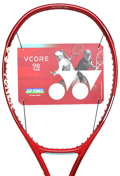 Yonex VCore 98 Tour Unstrung (8th Gen) Ruby Red