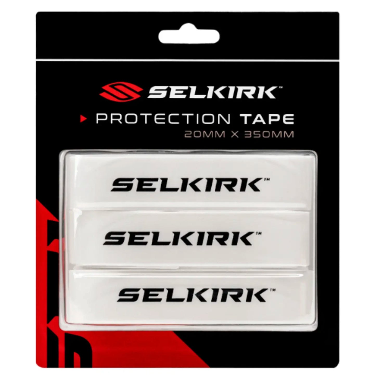 Selkirk Ruban de protection pour raquette de Pickleball - Blanc 20mm