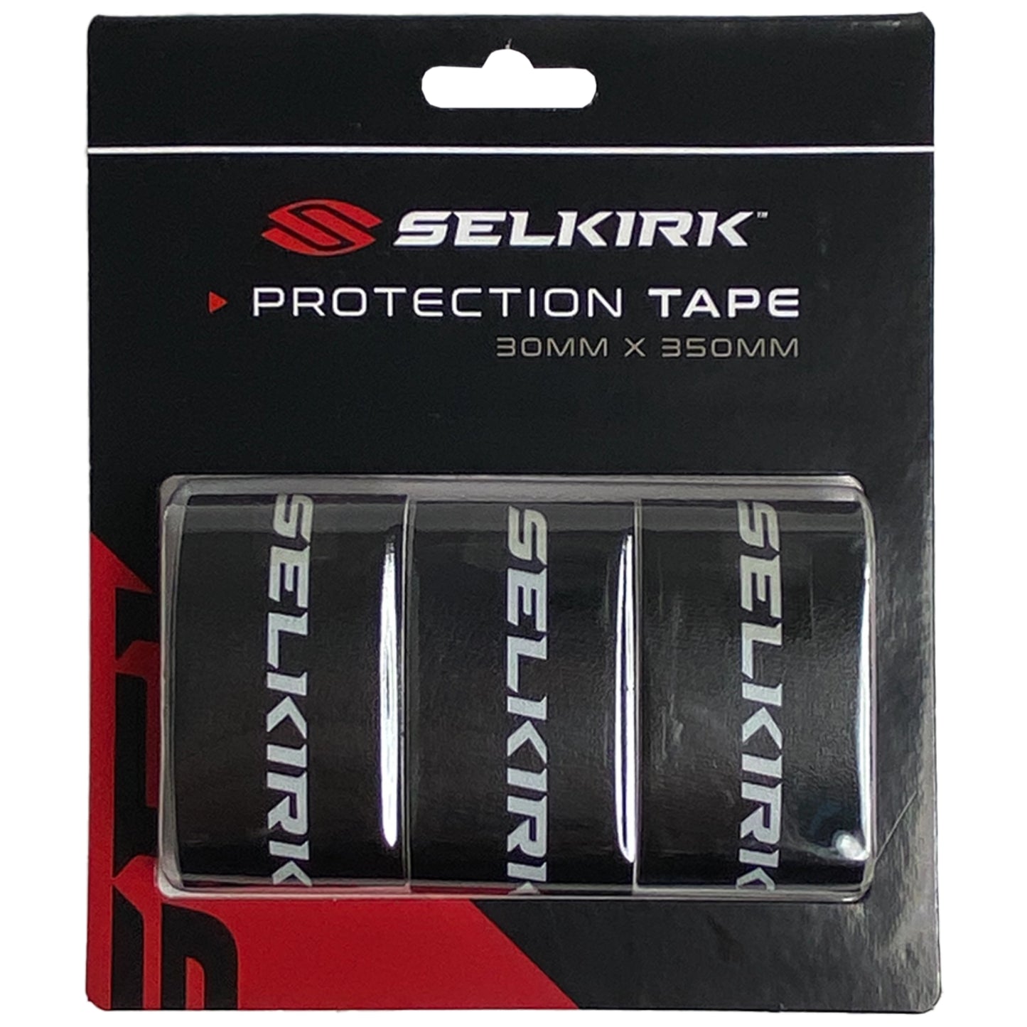 Selkirk Ruban de protection pour raquette de Pickleball - Noir 30mm