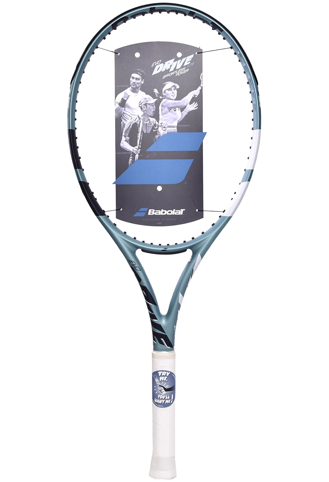 Raquete Tênis Babolat Evo Drive Lite 255g Feminino Masculino Cor Branco Raquete Tênis Babolat Evo Drive Lite 255g Feminino Masculino Cor Branco
