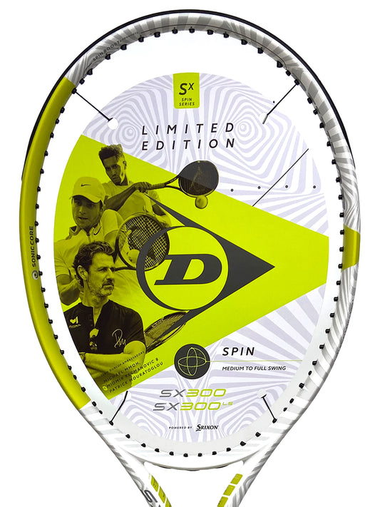 Dunlop SX 300 LS White Limited Edition Unstrung