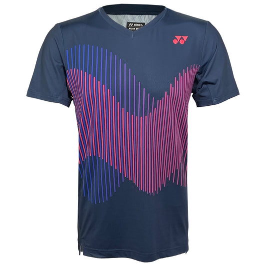 Yonex T-Shirt à col rond pour homme US Open 10562 - Bleu marine