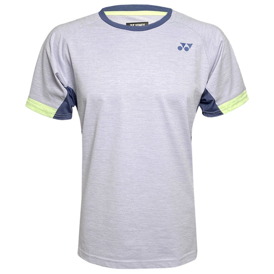 Yonex T-Shirt à col rond pour homme 10568 Bleu