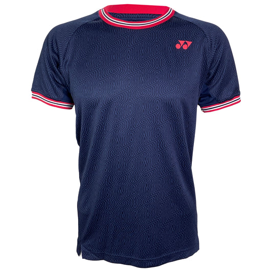 Yonex T-Shirt à col rond pour homme 10578 Bleu marine