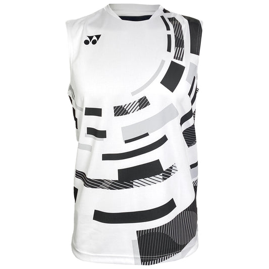 Yonex Top sans manches pour homme 10579 Blanc