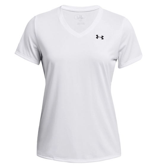 Under Armour Women's Tech V-Neck Short Sleeve 1384229-100
