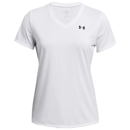 Under Armour Women's Tech V-Neck Short Sleeve 1384229-100