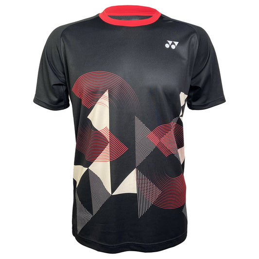 Yonex T-Shirt de Badminton pour homme Gideon/Sukamuljo 16698 Noir