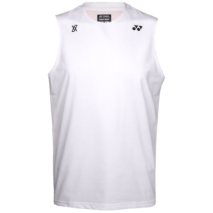 Yonex x Viktor Axelsen Men's Sleeveless Top 16823 White