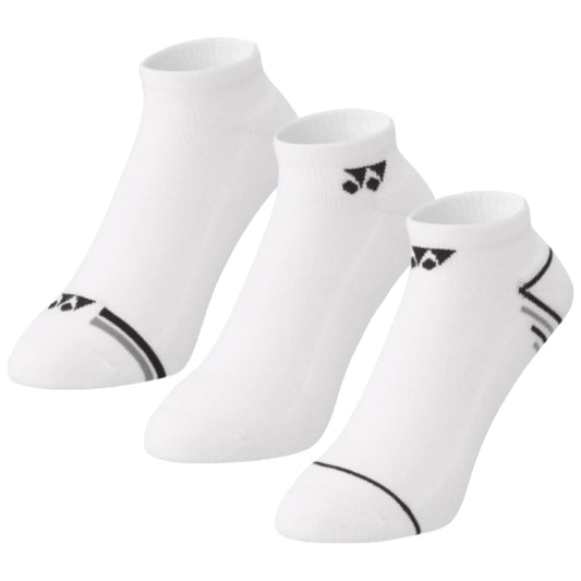 Yonex Low-Cut Sport Socks 19199EX (pack of 3) White