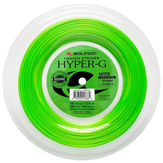 Solinco roulette Hyper-G Round 16L Vert (200M)