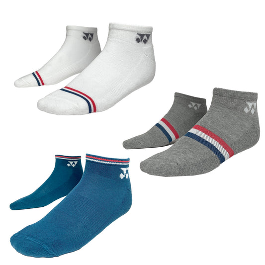 Yonex Low-Cut Sport Socks 19223EX (pack of 3) Assorted