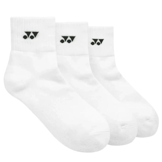 Yonex bas Sport Quarter (3/pqt) 19254 Blanc