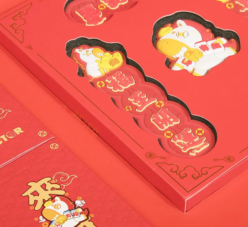 Victor 2026 Chinese New Year Accessory Gift Box - Year of the Horse Collection (2026CNY-GB-D) - Tenniszon