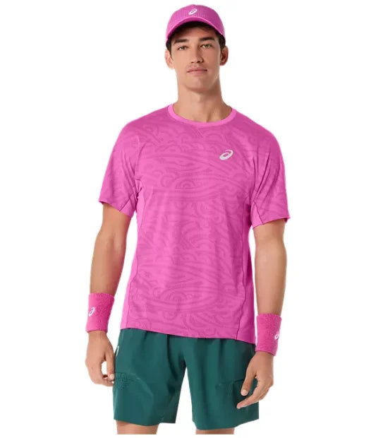 Asics Men's Match Jacquard SS Top 2041A391-700