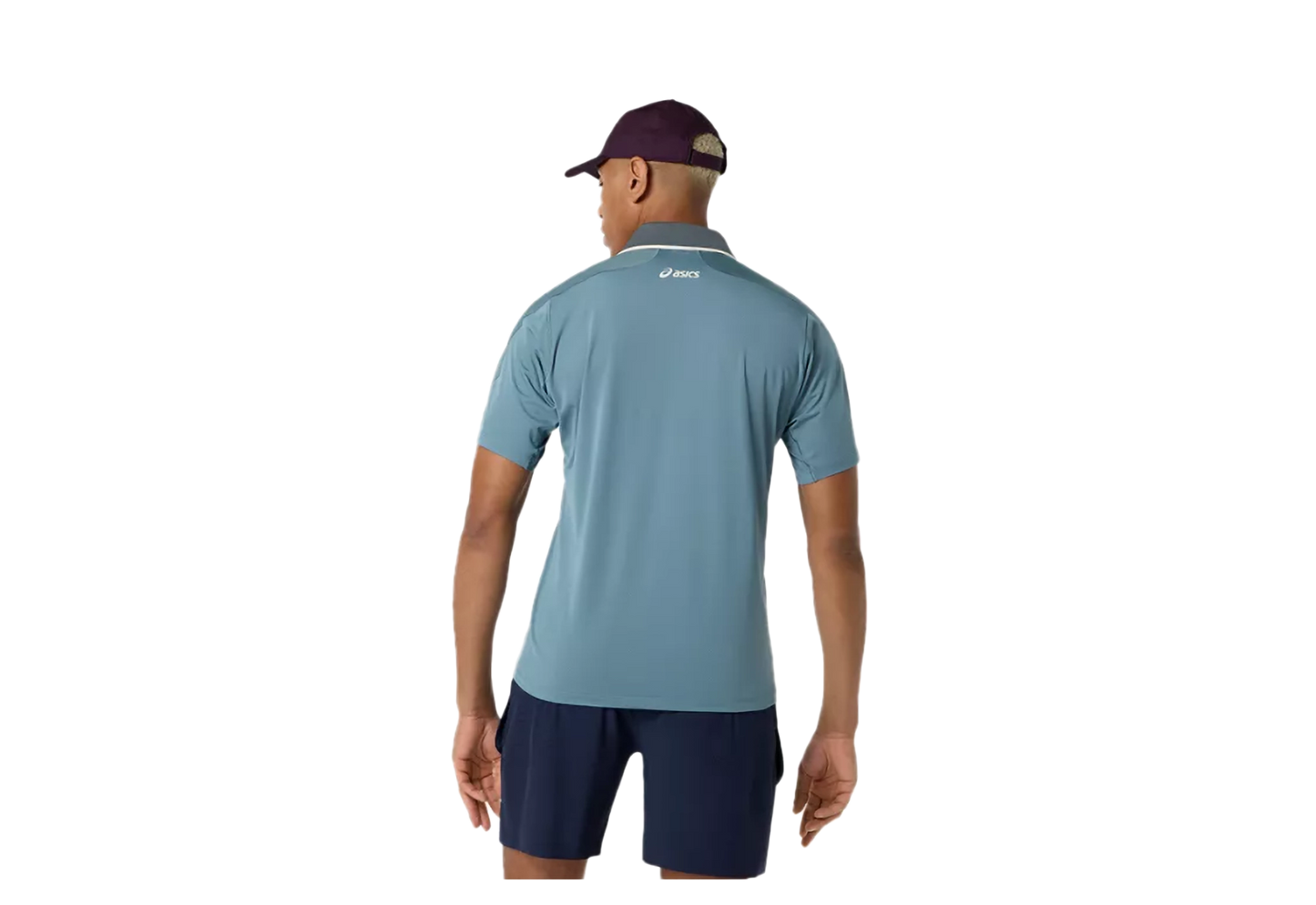 Asics Polo jacquard Match SS pour homme 2041A420-401