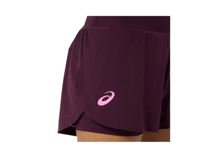 Asics short Match Laser Cut pour femme 2042A457-500