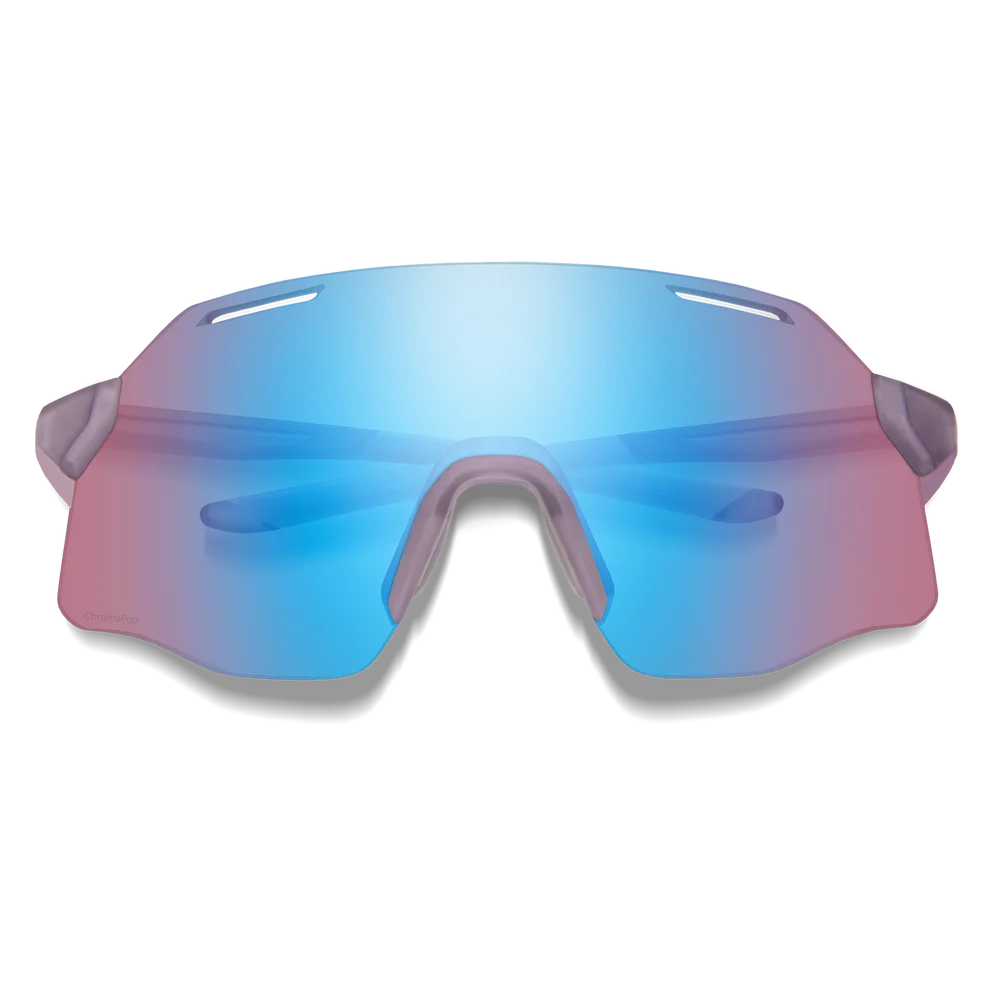 Smith Vert Sunglasses (Matte Meteorite Crystal/ChromaPop Low Light Rose Blue Mirror)