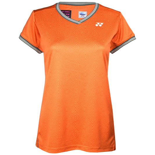Yonex Women's Crew Neck Shirt Tournament 20758 Bright Orange