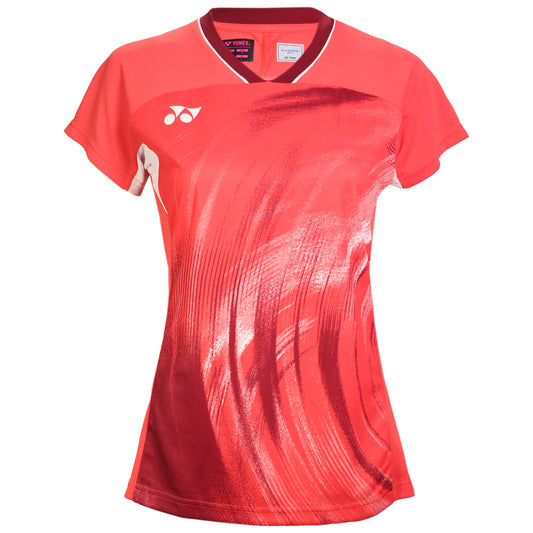 Yonex Women's Crew Neck Shirt 20769 Pearl Red