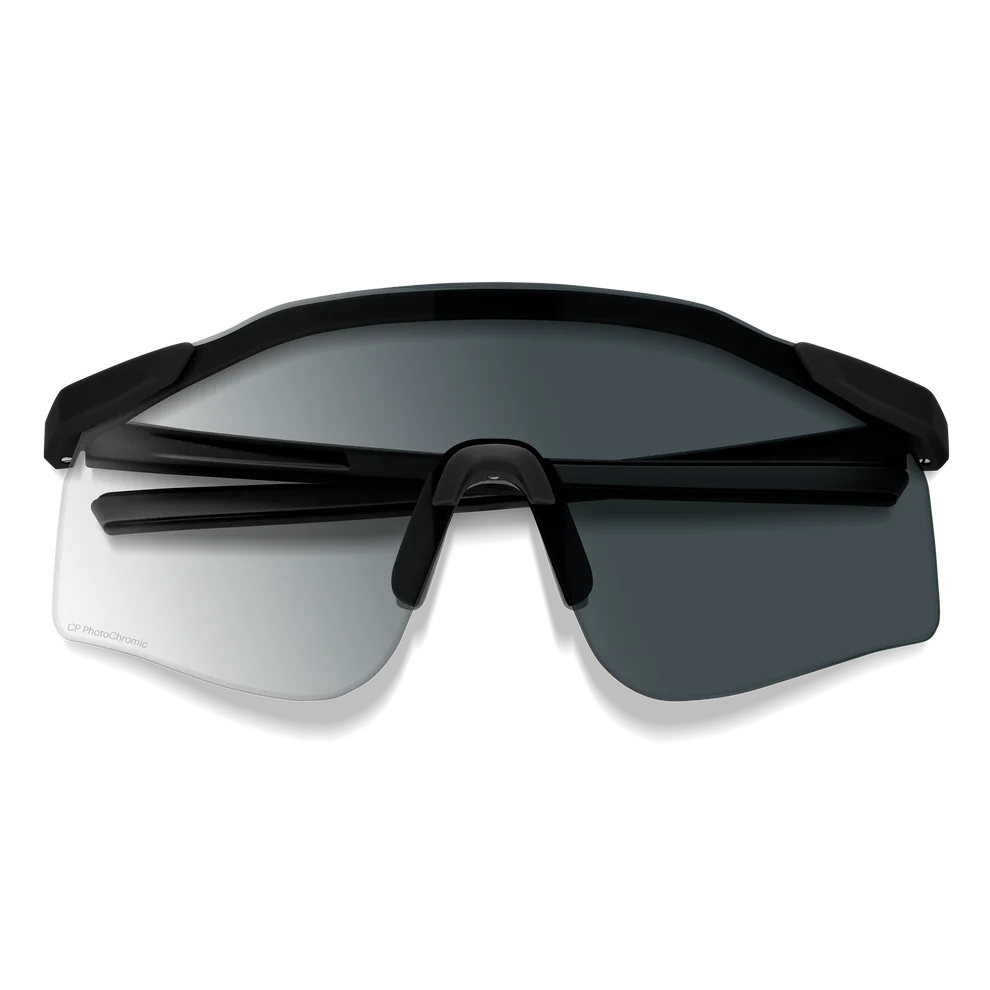 Smith Defy Sunglasses (Matte Black/ChromaPop Photochromic Clear To Gray)