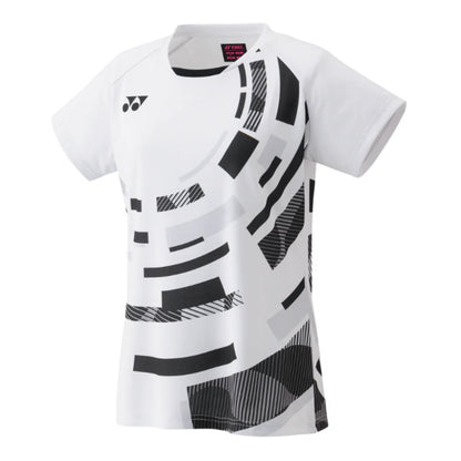 Yonex T-Shirt à col rond pour femme 20780 Blanc