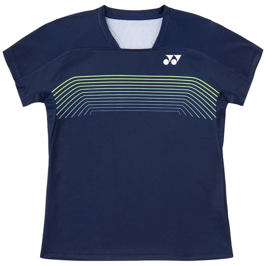 Yonex Team T-Shirt pour femme 21005 Bleu marine