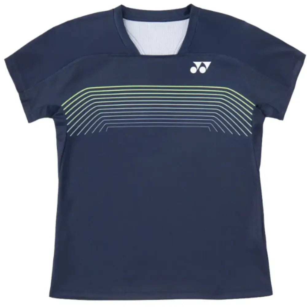 Yonex Team T-Shirt pour femme 21005 Bleu marine