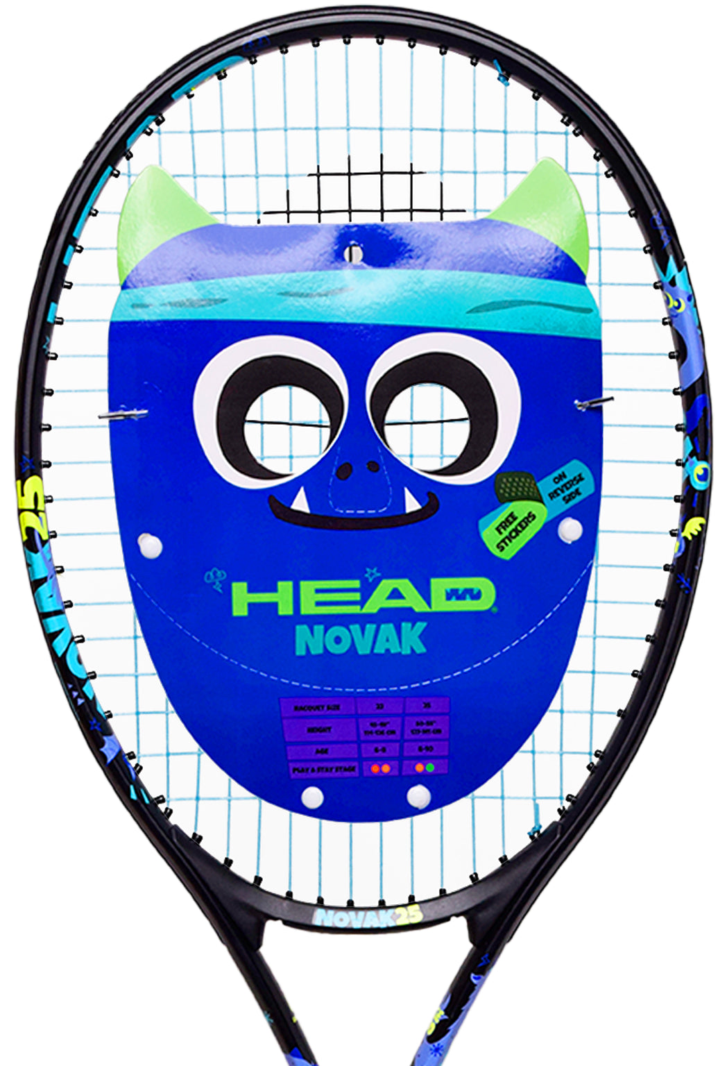 Head Novak 25 Junior Strung 2024 (235004) - Tenniszon