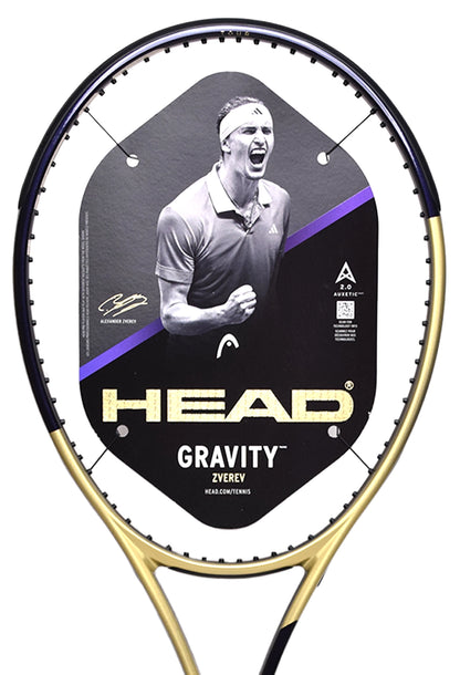Head Gravity Tour Zverev 2026 Non cordée (239806) Édition Limitée