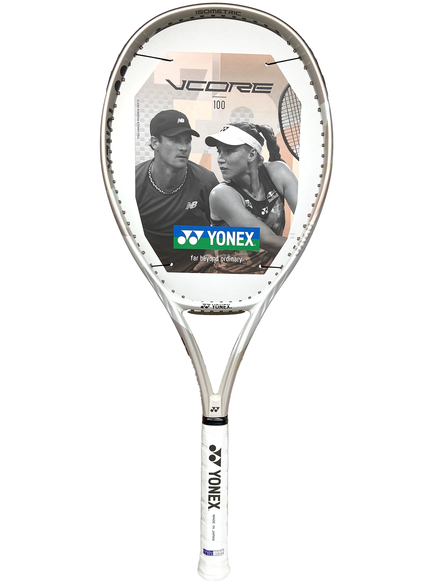 Yonex VCore 100 Unstrung (7th Gen) Sand Beige