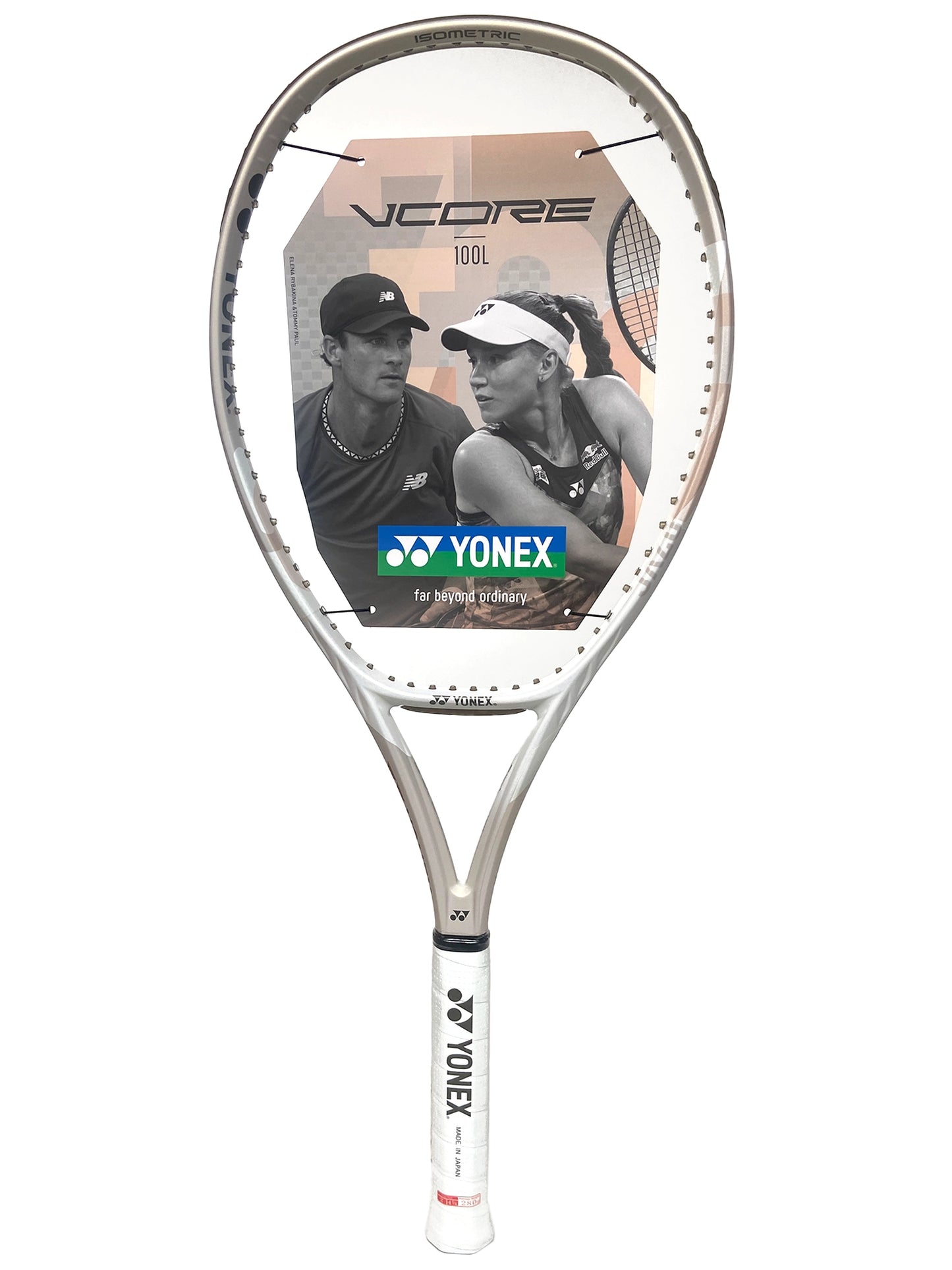 Yonex VCore 100L Unstrung (7th Gen) Sand Beige