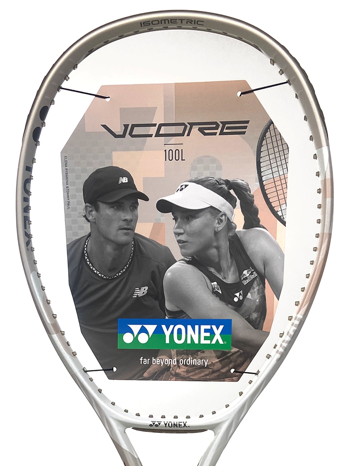 Yonex VCore 100L Unstrung (7th Gen) Sand Beige