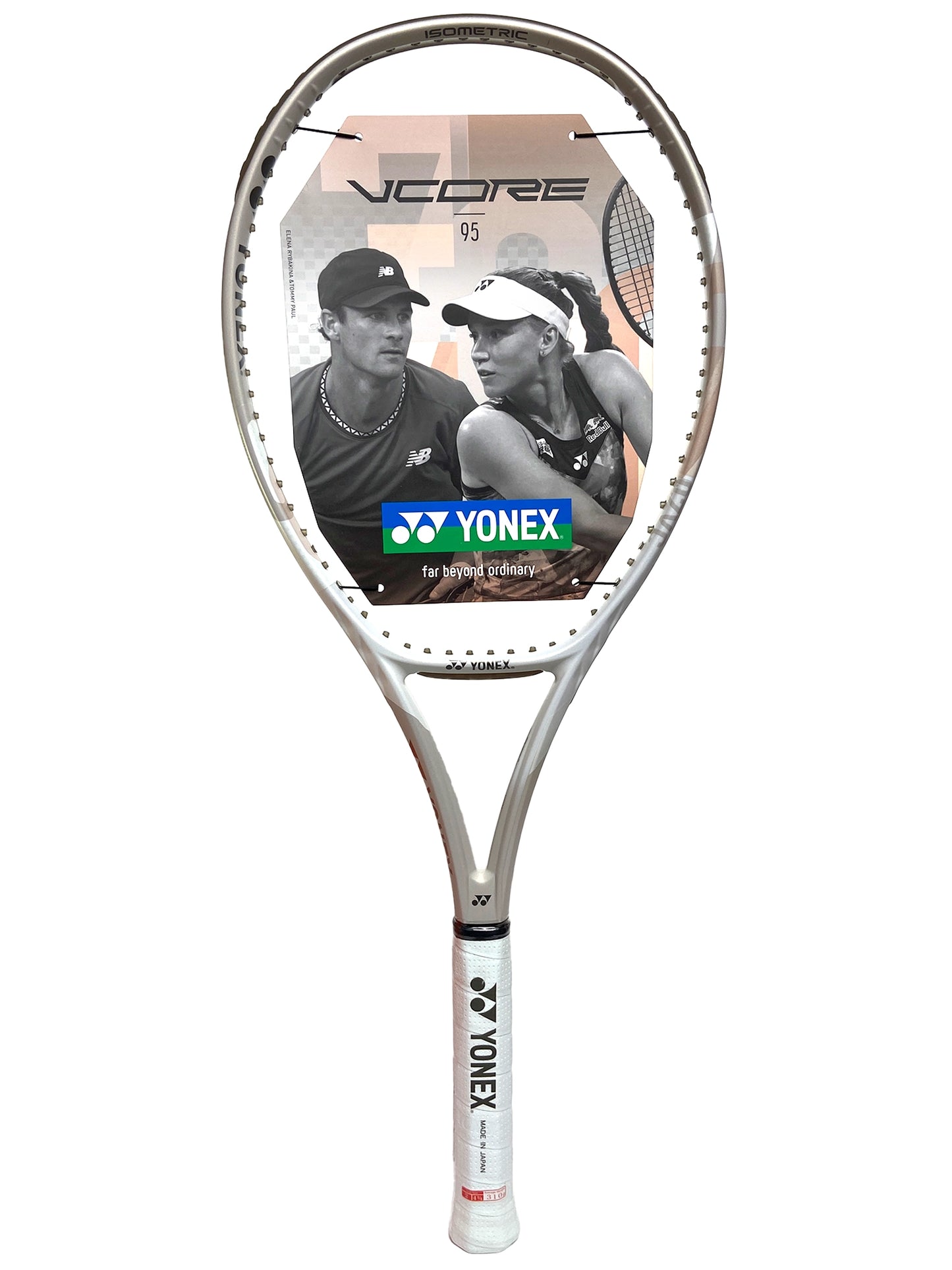 Yonex VCore 95 Non cordée (7th Gen) Sand Beige