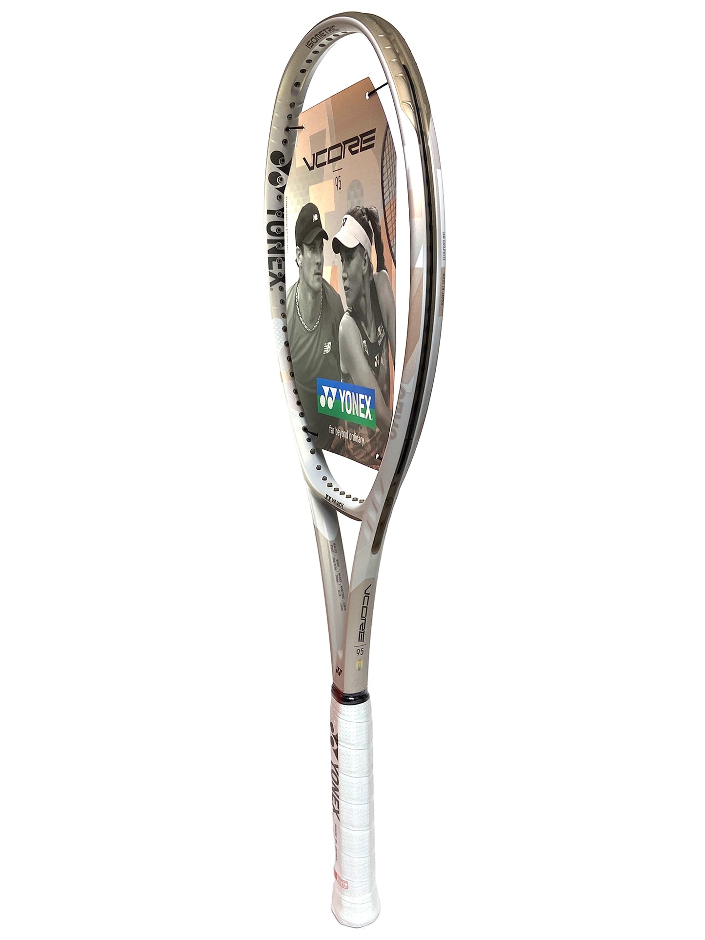 Yonex VCore 95 Non cordée (7th Gen) Sand Beige