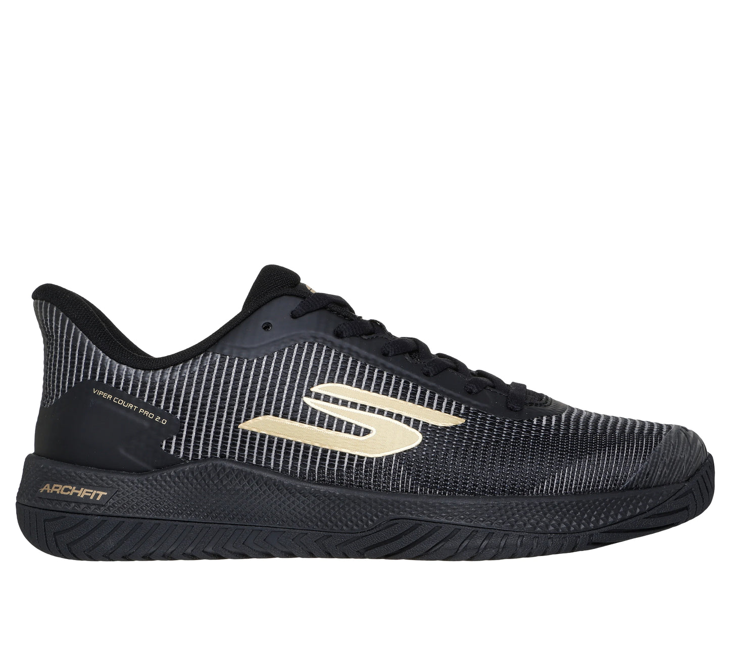 Skechers Homme Viper Court Pro - Pickleball 246109-BKGD