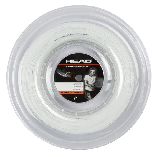 Head roulette Synthetic Gut 16 Blanc (200M)