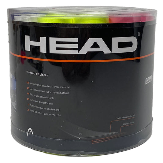 HEAD Xtreme Soft Boîte de 60 surgrips - Assortiment de couleurs