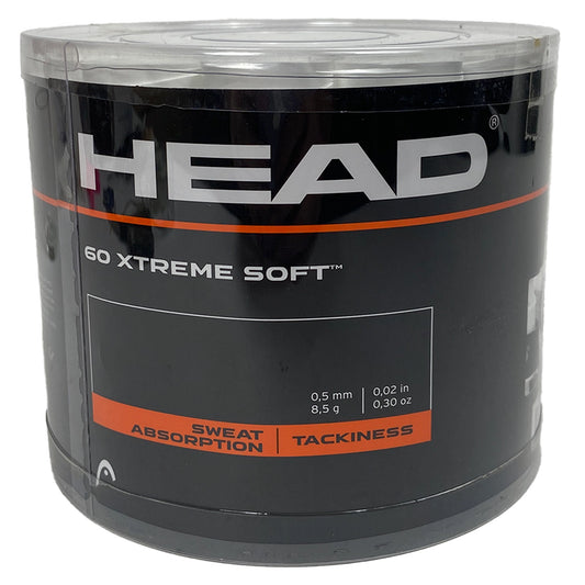 HEAD Xtreme Soft Boîte de 60 surgrips - Blanc