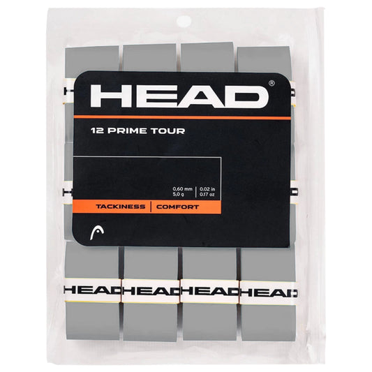 Head overgrip Prime Tour Grey 12PK