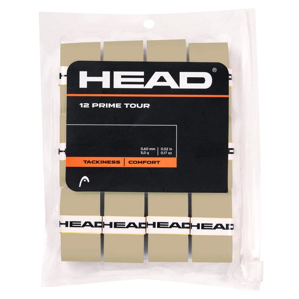 Head overgrip Prime Tour Gris 12/pqt