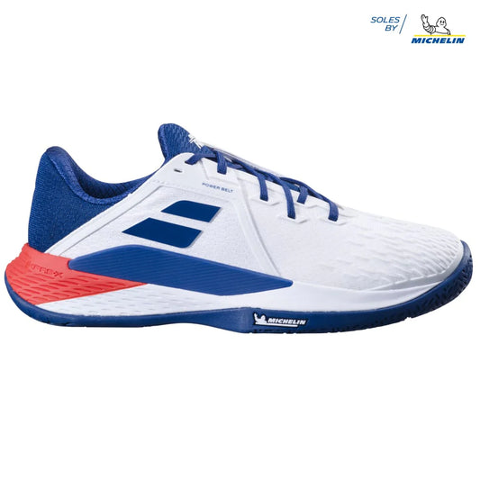 Babolat Men's Propulse Fury 3 AC 30S24208-1005 White/Blue