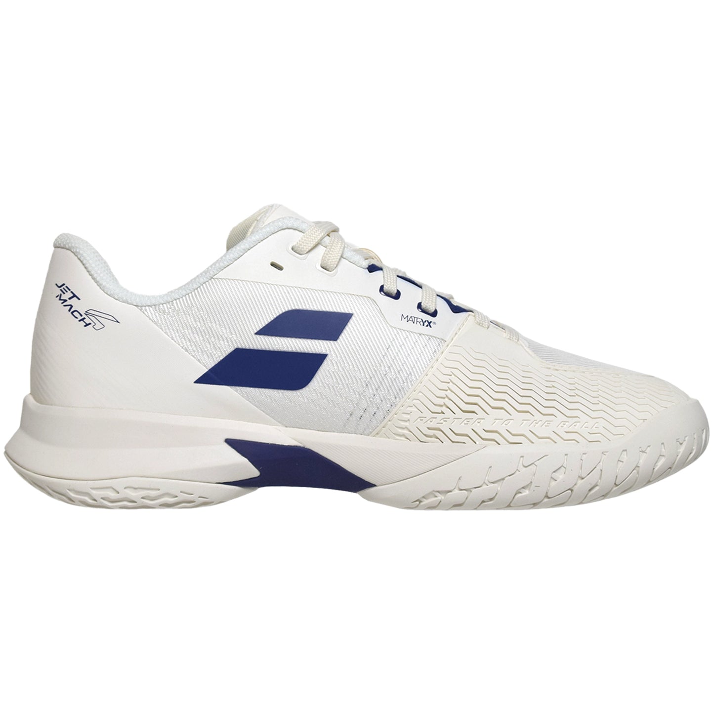 Babolat Men's Jet Mach 4 AC 30S26629B-1115 Cream/Dark Blue