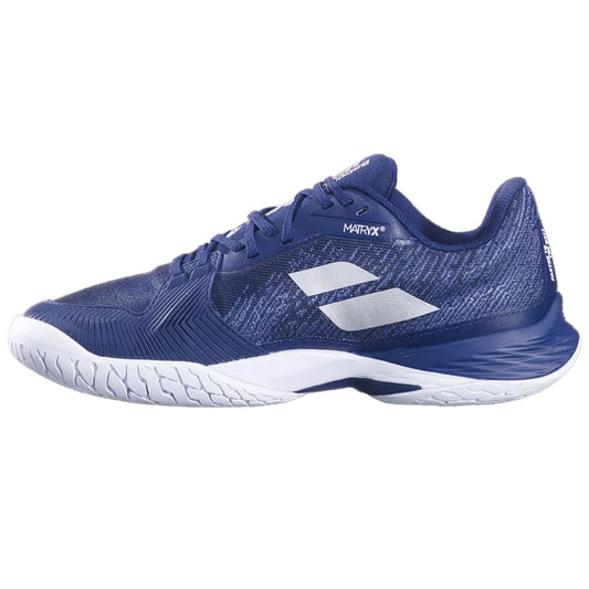 Babolat Men's Jet Mach 3 AC 3A0S25B629-4129 Dark Blue/Silver