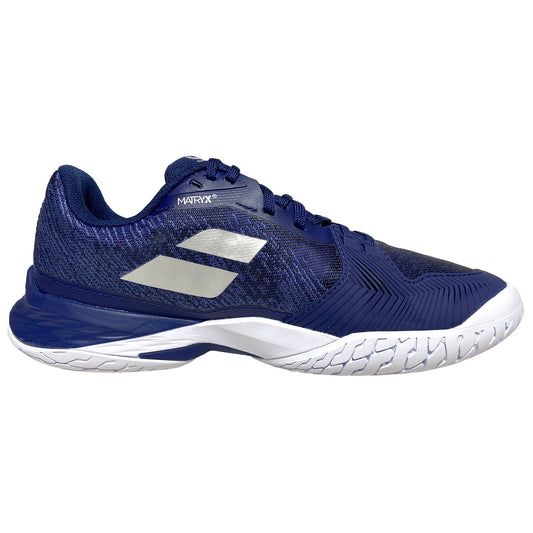 Babolat Men's Jet Mach 3 AC 3A0S25B629-4129 Dark Blue/Silver