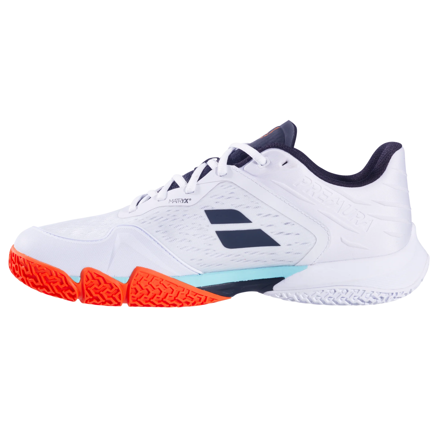 Babolat Men's Premura 3 Lebron Padel 3A0S26C908-1101 White/Orange