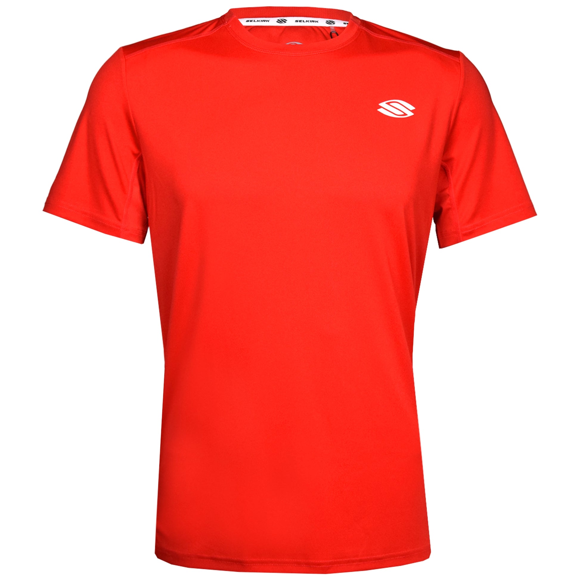 Selkirk Men’s Essentials Sport-Wik Short Sleeve Performance Tee (Red) - Tenniszon